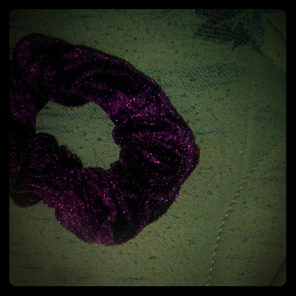 Velvet scrunchie
